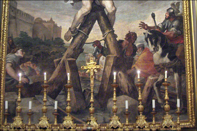 Détail du martyre de Saint André