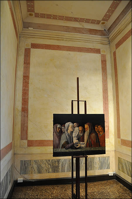 Le tableau de la présentation de Jésus au temple de Bellini au palais Querini-Stampalia